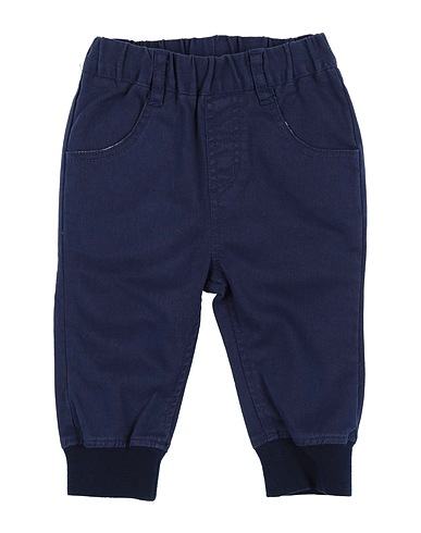 MINIBANDA by SARABANDA Casual trouser Navy blue 98% Cotton, 2% Elastane