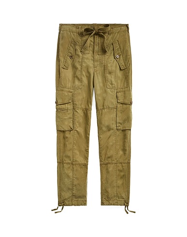 POLO RALPH LAUREN Cargo Military green 89% Lyocell, 11% Linen