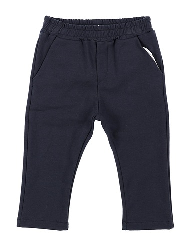 MANUEL RITZ Casual trouser Midnight blue 95% Cotton, 5% Elastane