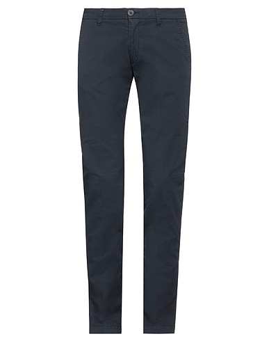 GIANNI RAFFAELLI Casual trouser Midnight blue 98% Cotton, 2% Elastane