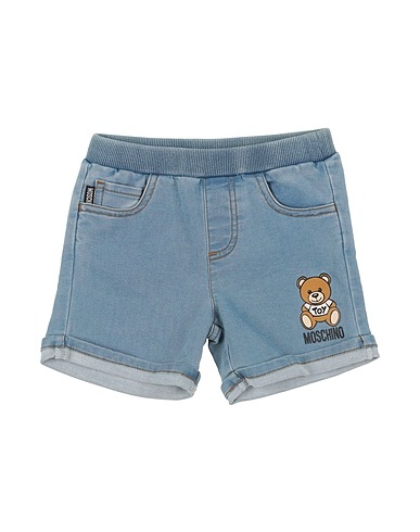 MOSCHINO BABY Denim trousers Blue 84% Cotton, 14% Polyester, 2% Elastane
