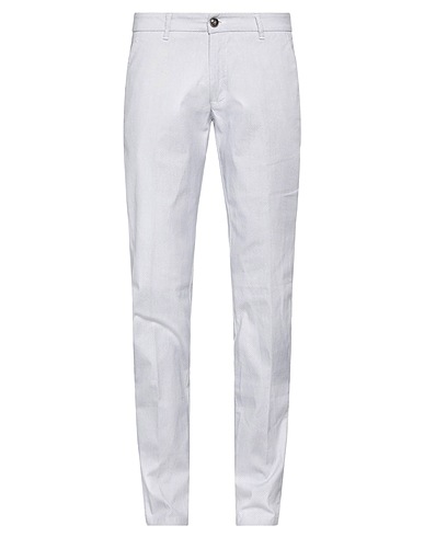 ONE SEVEN TWO Casual trouser Light grey 82% Cotton, 15% Polyester, 3% Elastane