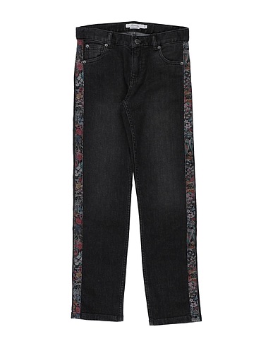 BONPOINT Denim trousers Black 82% Cotton, 16% Polyester, 2% Elastane