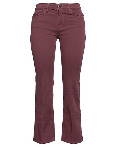 PINKO Casual trouser Burgundy 98% Cotton, 2% Elastane
