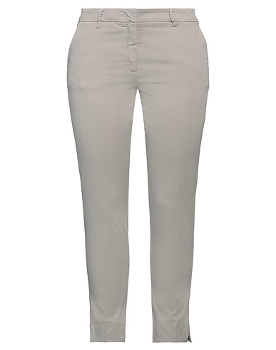 ROSSOPURO Casual trouser Taupe 96% Cotton, 4% Elastane
