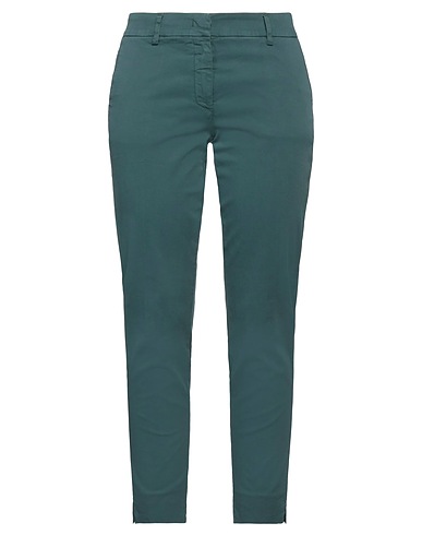 ROSSOPURO Casual trouser Deep teal 96% Cotton, 4% Elastane