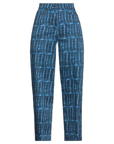 CARACTÈRE Casual trouser Slate blue 96% Cotton, 4% Elastane