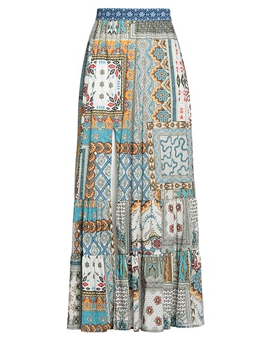 ANJUNA Long skirt Azure 100% Cotton