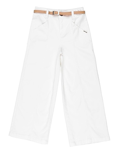 LIU •JO Casual trouser White 97% Cotton, 3% Elastane