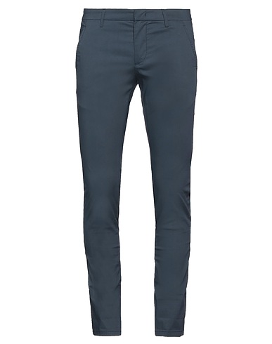 DONDUP Casual trouser Navy blue 62% Cotton, 32% Polyamide, 6% Elastane