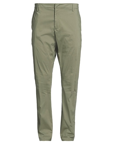 DONDUP Casual trouser Military green 62% Cotton, 32% Polyamide, 6% Elastane