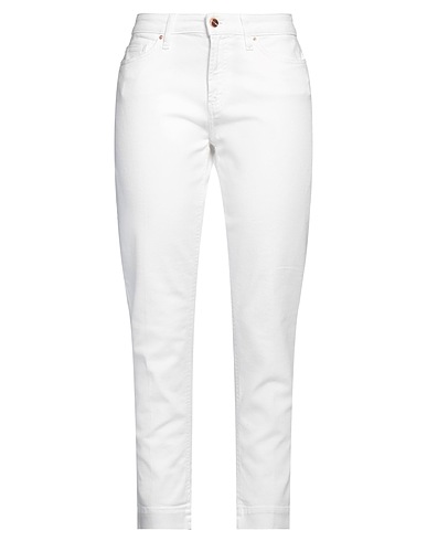 DON THE FULLER Pantaloni jeans Bianco 98% Cotone, 2% Elastan