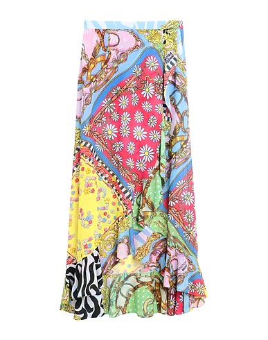 BOUTIQUE MOSCHINO Long skirt Sky blue 100% Polyester