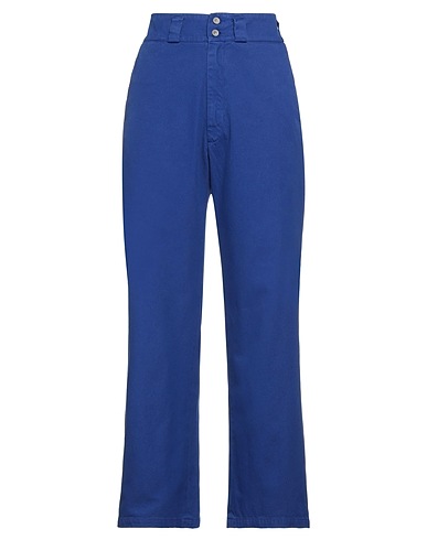 BARENA Denim pants Bright blue 97% Cotton, 3% Elastane