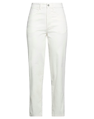 BARENA Casual trouser White 97% Cotton, 3% Elastane