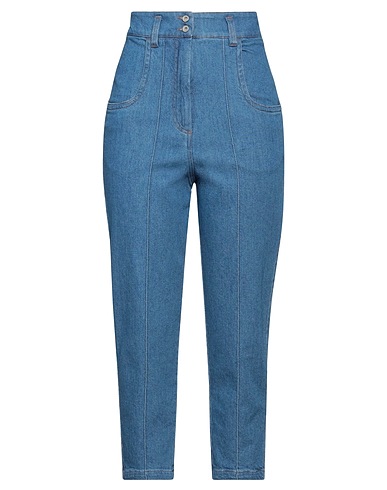 BARENA Denim trousers Blue 98% Cotton, 2% Elastane