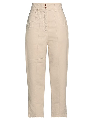 BARENA Pantalone Beige 51% Lino, 49% Cotone