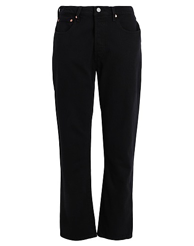 LEVI'S Denim trousers 501® CROP 
 Black 97% Cotton, 2% Polyester, 1% Elastane