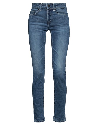 DONDUP Denim pants Blue 92% Cotton, 6% Elastomultiester, 2% Elastane