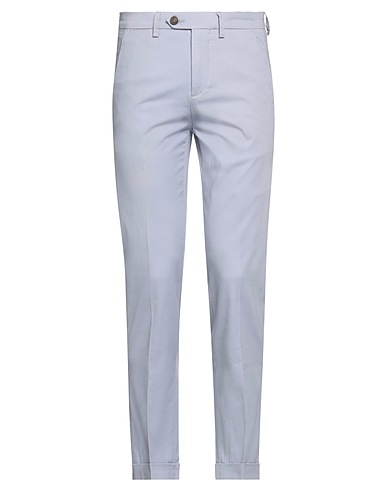 SEVENTY VENEZIA Casual trouser Sky blue 97% Cotton, 3% Elastane