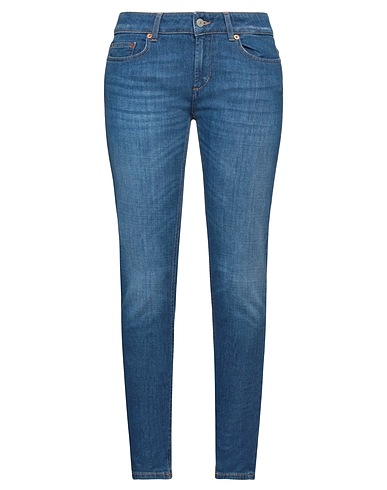 DONDUP Denim pants Blue 92% Cotton, 6% Elastomultiester, 2% Elastane