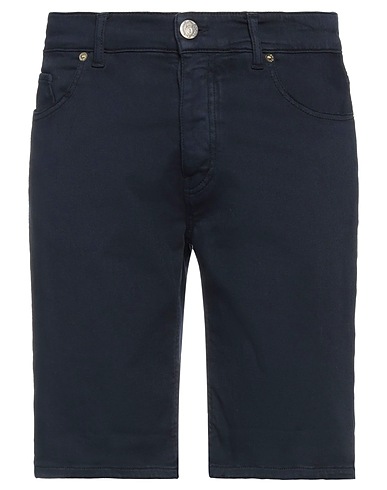 PMDS PREMIUM MOOD DENIM SUPERIOR Shorts & Bermuda Navy 97% Cotton, 3% Elastane