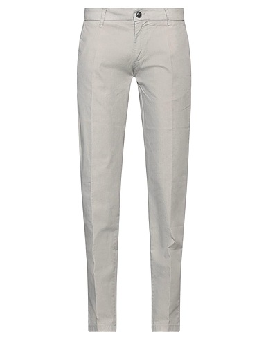 WOOL 172 Casual trouser Light grey 70% Cotton, 27% Polyester, 3% Elastane