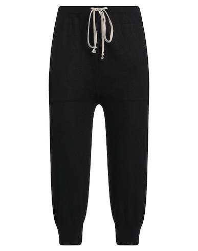 RICK OWENS Casual trouser Black 100% Cashmere