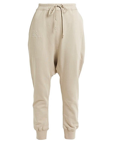 RICK OWENS x CHAMPION Casual trouser Taupe 100% Cotton