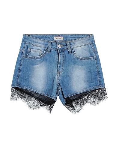 PINKO UP Denim shorts Blue 98% Cotton, 2% Elastane