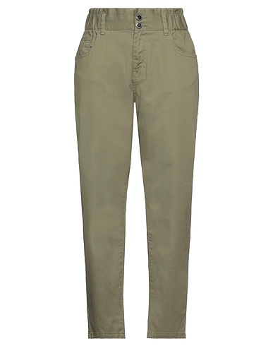 YES ZEE by ESSENZA Casual pants Military green 98% Cotton, 2% Elastane