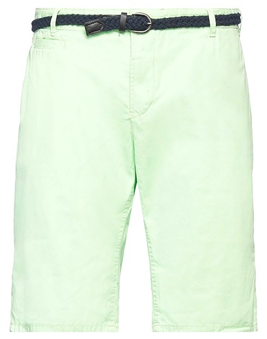 GARCIA Shorts & Bermuda Light green 100% Cotton