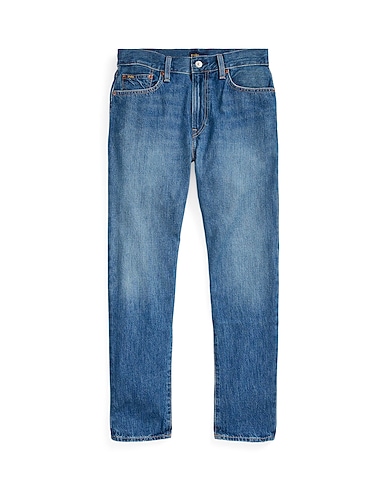 POLO RALPH LAUREN Baggy THE SLIM BOYFRIEND JEAN
 Blue 100% Cotton