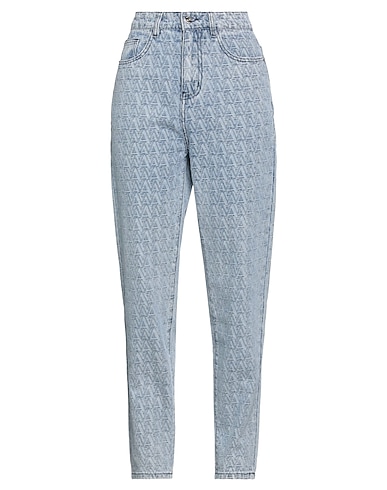 ACTITUDE by TWINSET Denim trousers Blue 72% Cotton, 16% Viscose, 12% Polyester