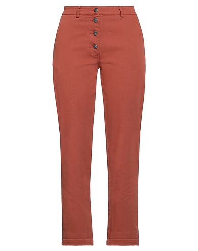 8PM Pantalone Marrone 98% Cotone, 2% Elastan