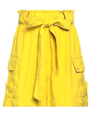 YES ZEE by ESSENZA Shorts & Bermuda Mustard 93% Viscose, 7% Polyester