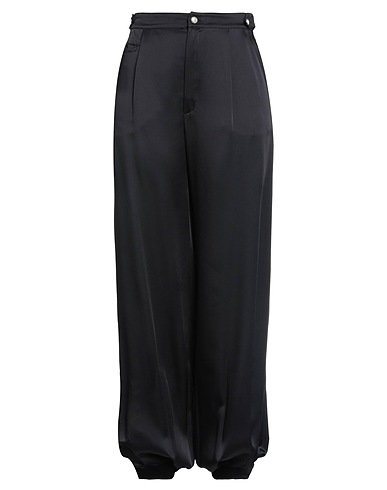 AMEN Casual pants Black 78% Acetate, 22% Viscose, Cotton