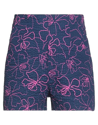 CACHAREL Shorts & Bermuda Navy blue 100% Cotton