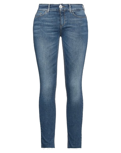 LIU •JO Denim trousers Blue 98% Cotton, 2% Elastane