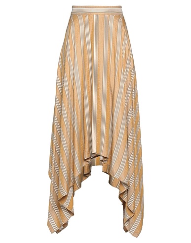 MANILA GRACE Midi skirt Sand 52% Viscose, 48% Acetate