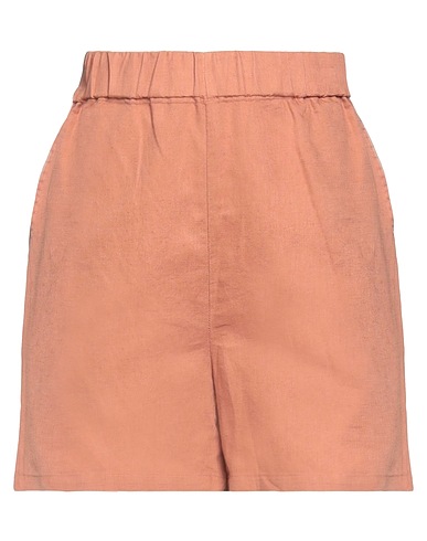 SUN 68 Shorts & Bermuda Light brown 55% Linen, 45% Cotton