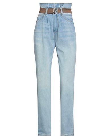 GAUDÌ Denim trousers Blue 100% Cotton