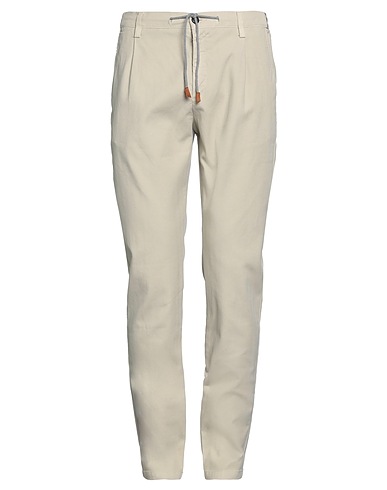 ELEVENTY Casual pants Beige 98% Cotton, 2% Elastane