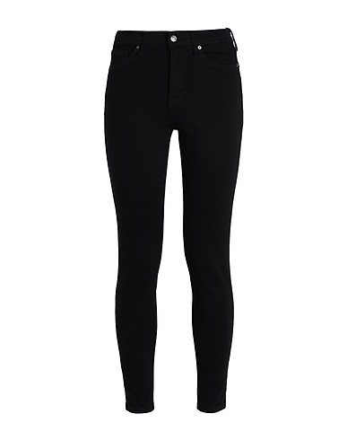TOPSHOP Denim pants Black 92% Cotton, 5% Elastomultiester, 3% Elastane