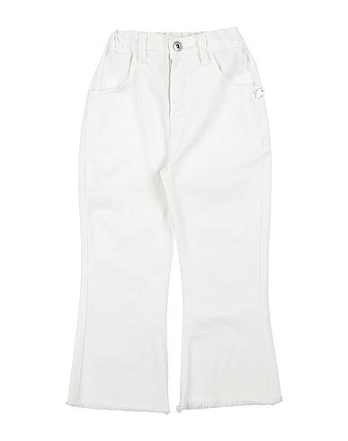 PARIS HILTON Denim trousers White 95% Cotton, 3% Elastane, 2% Other Fibres