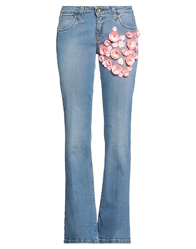 FRANCESCA CONOCI Bootcut Jeans Blue 98% Cotton, 2% Elastane