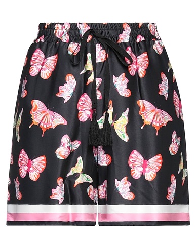 ERMANNO FIRENZE Shorts & Bermuda Black 100% Viscose