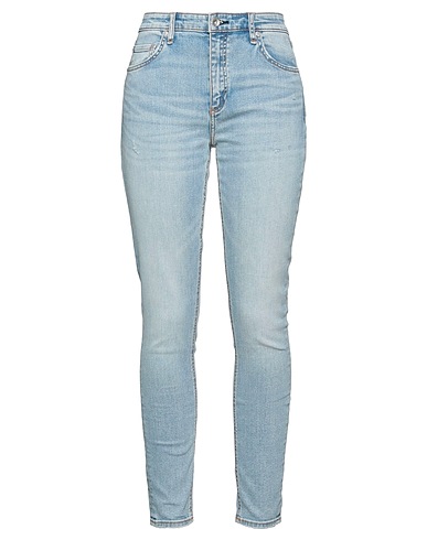 RAG & BONE Denim trousers Blue 98% Cotton, 2% Elastane