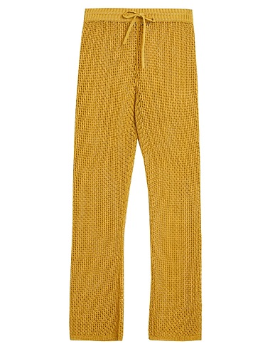 GENTRYPORTOFINO Casual trouser Mustard 72% Cotton, 28% Polyamide
