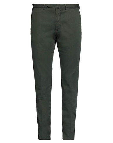 SANTANIELLO Chinos Verde militare 97% Cotone, 3% Elastan